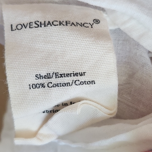 LoveShackFancy Yellow Floral Mini Dress